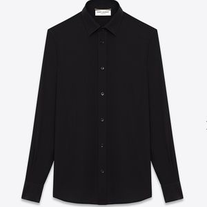 SILK SAINT LAURENT BUTTON DOWN..